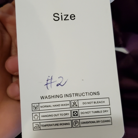 Purple tea length off the shoulder satin party dress size 2 - Picture 2 of 8